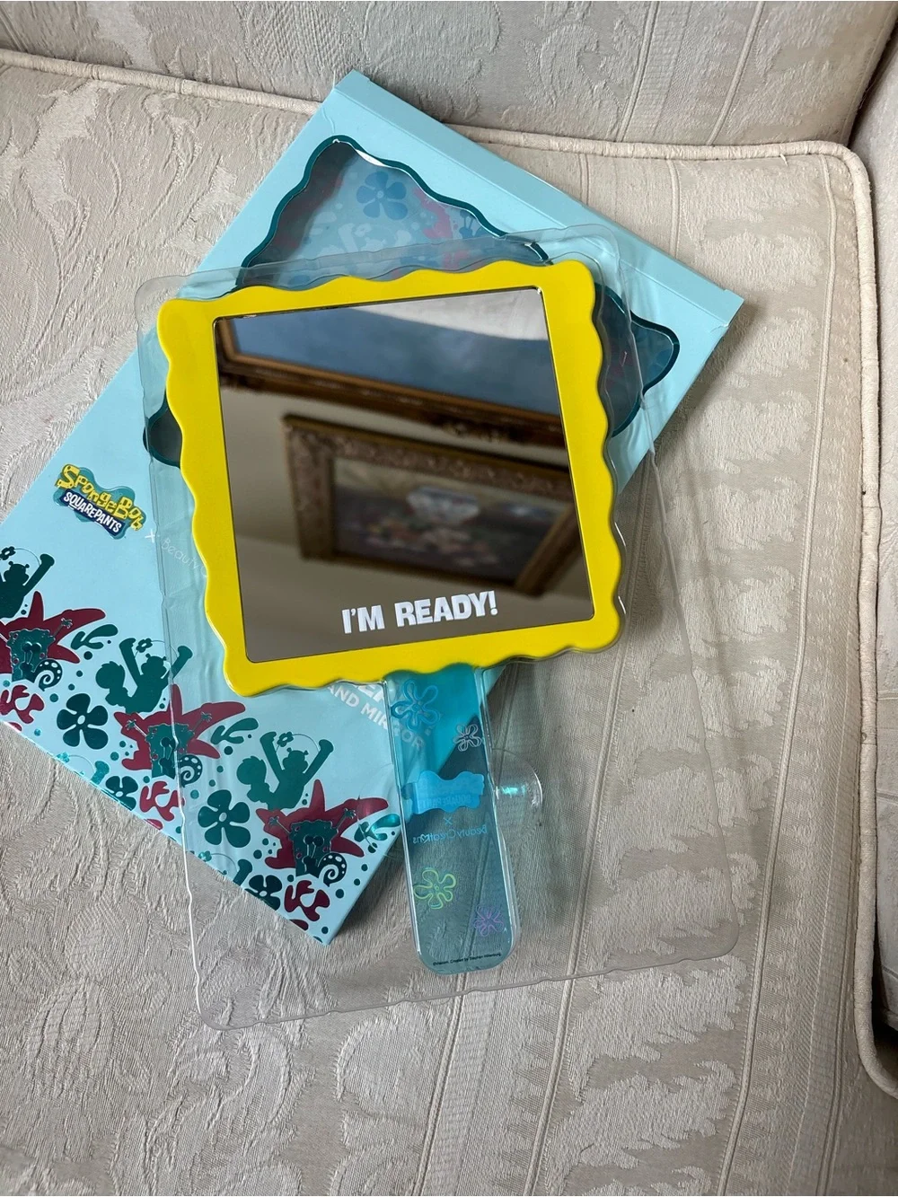 Beauty Creations SpongeBob SquarePants Handheld Makeup Mirror BNIB